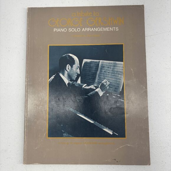 A Tribute To George Gershwin Sheet Music Book Piano Solo Arrangements Dan Coates - Picture 1 of 2